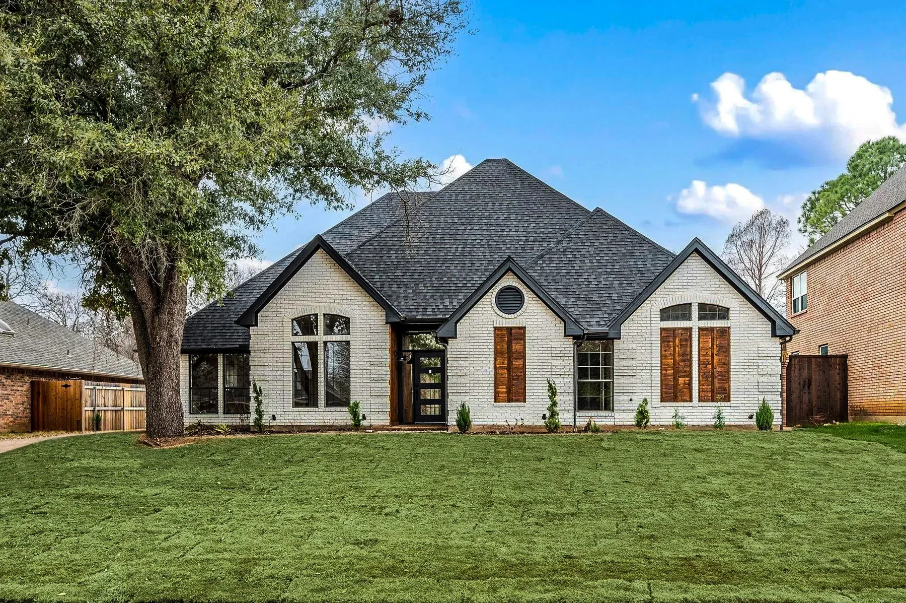 Front Exterior completed by Utmost Builds in Grapevine, Texas